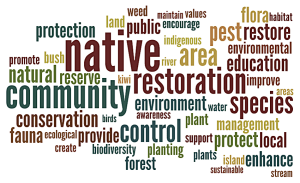 Community group restoration objectives