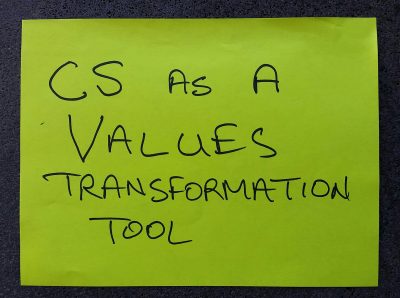 Transforming values through citizen science