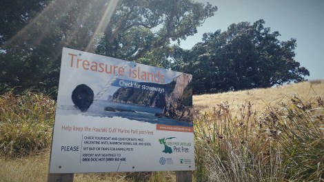 Welcome to the Treasure Islands! Advice to boatees for keeping Ahuahu pest free